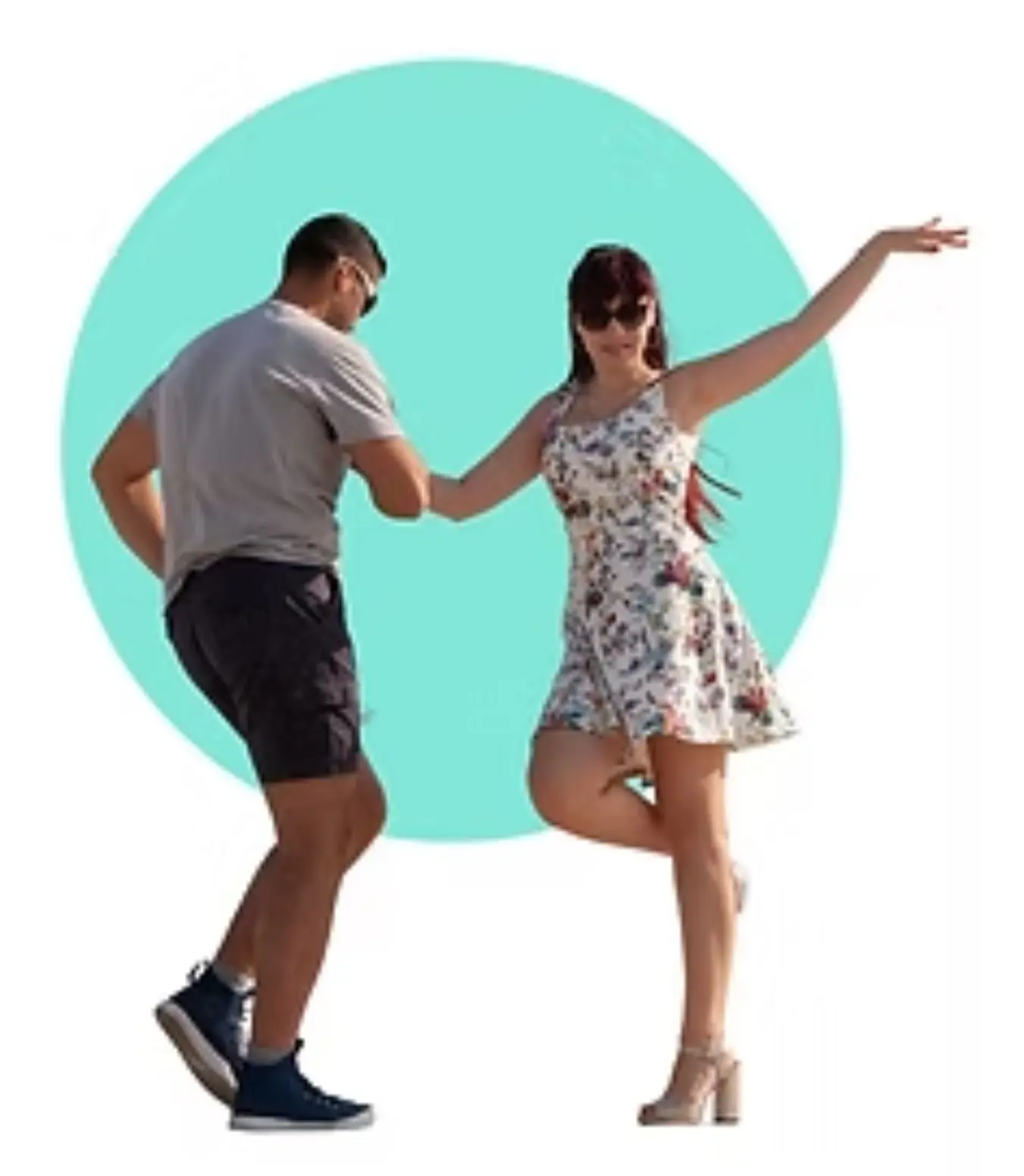 pareja bailando salsa