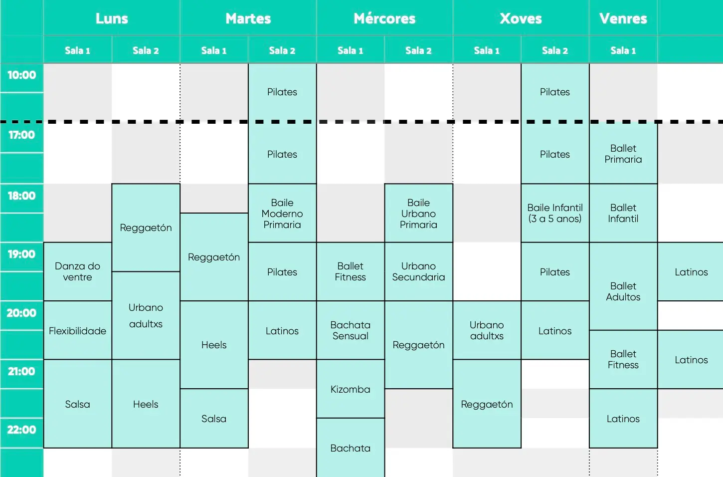 Horario Sondanza